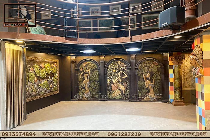 Tranh ph&ugrave; đi&ecirc;u c&ocirc; g&aacute;i 3D với nhiều tạo h&igrave;nh, phong c&aacute;ch kh&aacute;c nhau